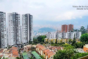 Apto cerca al lleras con balcon y piscina climatizada, cerca a provenza, ubicado min del aeropuerto RentalsOP AN01